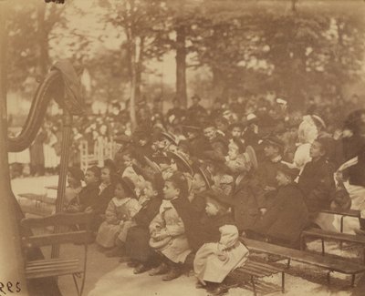 (Guignol, Luxembourg Gardens) by Eugène Atget